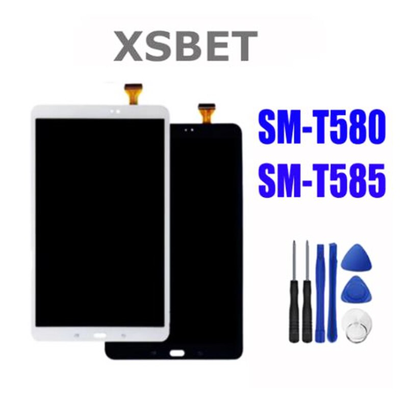 1Pcs Touchscreen Voor Samsung Galaxy Tab Een 10.1 SM-T585 T580 Touch Screen Sensor Lcd Display Voor Glas Vervangende Onderdelen