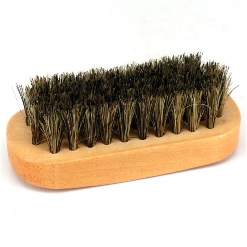 Brosses en poils de cheval pour chaussures, poils de porc, pour l&#39;entretien et le nettoyage des bottes, en daim Nubuck