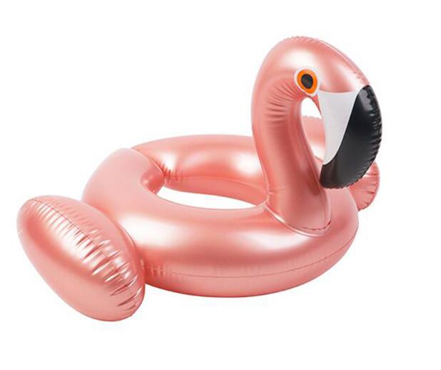 Uppblåsbar cirkel baby flamingo flyta simring uppblåsbar enhörning pool flyta barnstol luftmadrass vatten leksaker