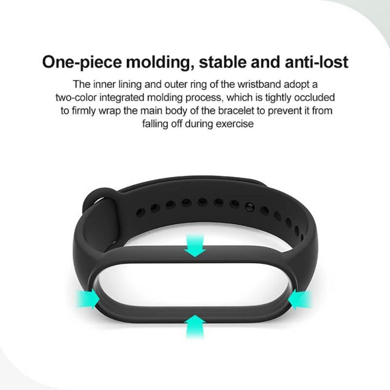 Strap For Xiaomi Mi Band 5 Silicone Wristband Bracelet Replacement For Xiaomi Band 4 MiBand 5 Wrist Color TPU Strap