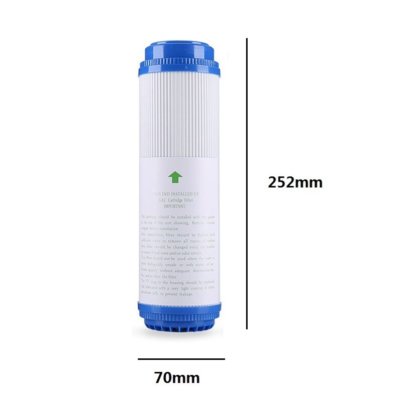 PP Cotton Filter+10inch Water Purifier Filter UDF Granular Activated Carbon Filter+CTO Compressed Carbon Reverse Osmosis