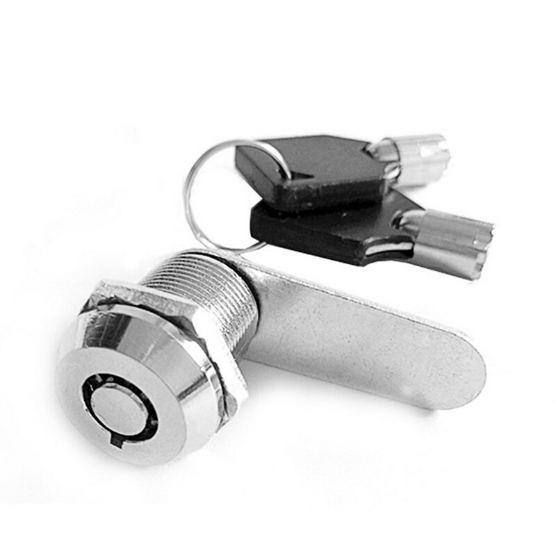 Cylinder Locks Door Cabinet Mailbox Padlock Drawer Cupboard Box Lock With 2 Keys For Furniture Hardware 103 Series: M18-30