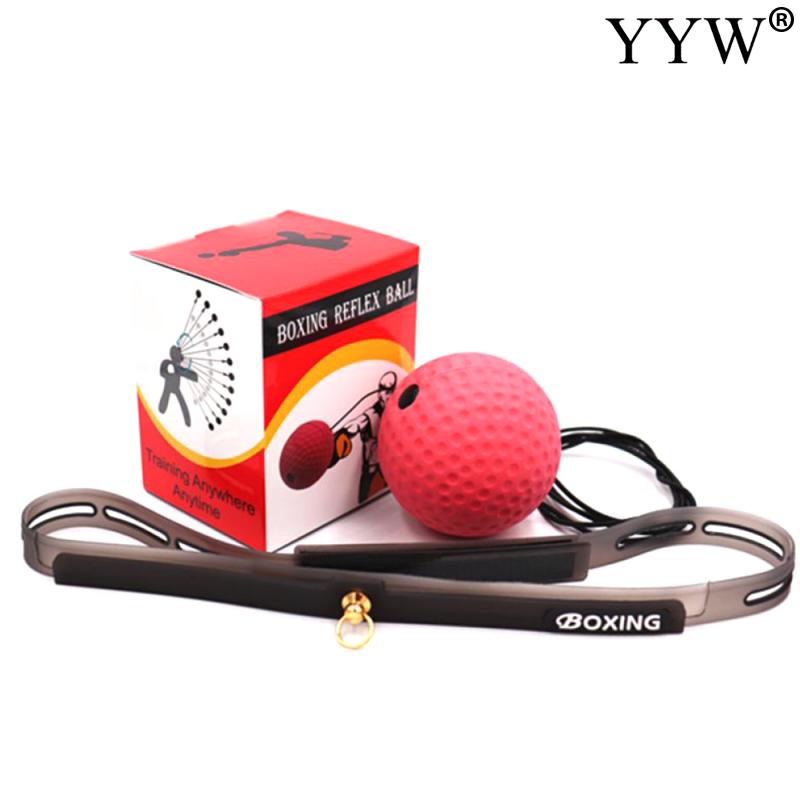Boxing Reflex Punching Balls Head-mounted Speed Balls Improve Force Hand Eye Reaction Training Set Stress Gym Boxing Exercise