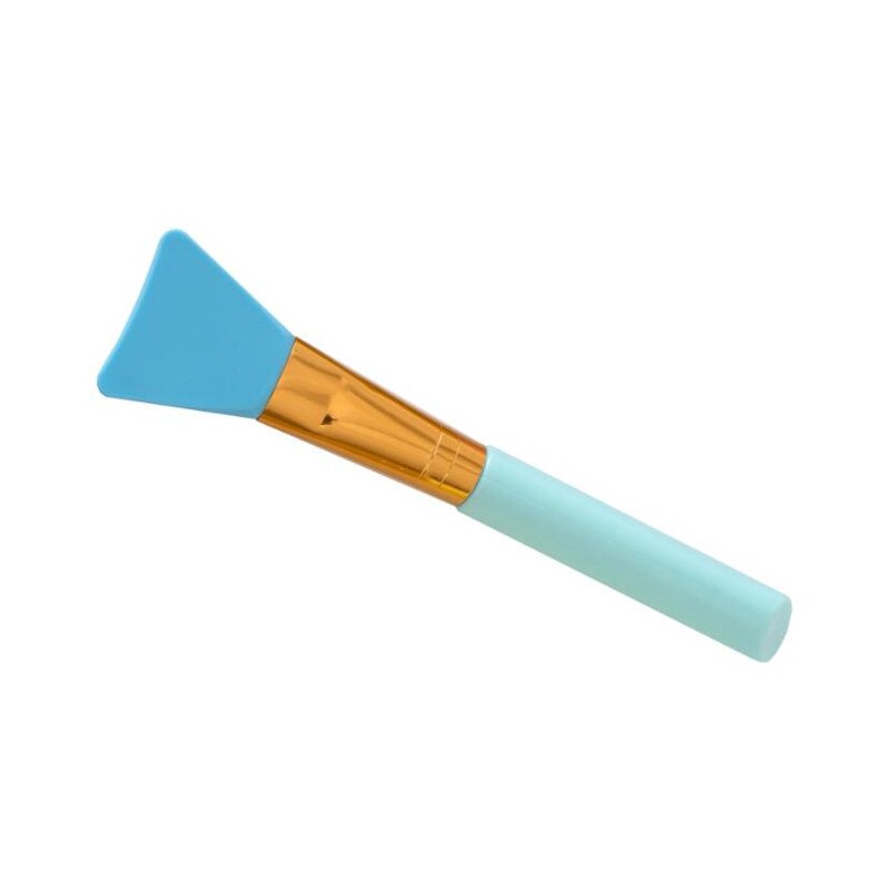 1pc Makeup Brushes Face Mask Brush Silicone Gel DIY Cosmetic Beauty Tools Foundation Brush Face Mud Mixing Make up: Blue