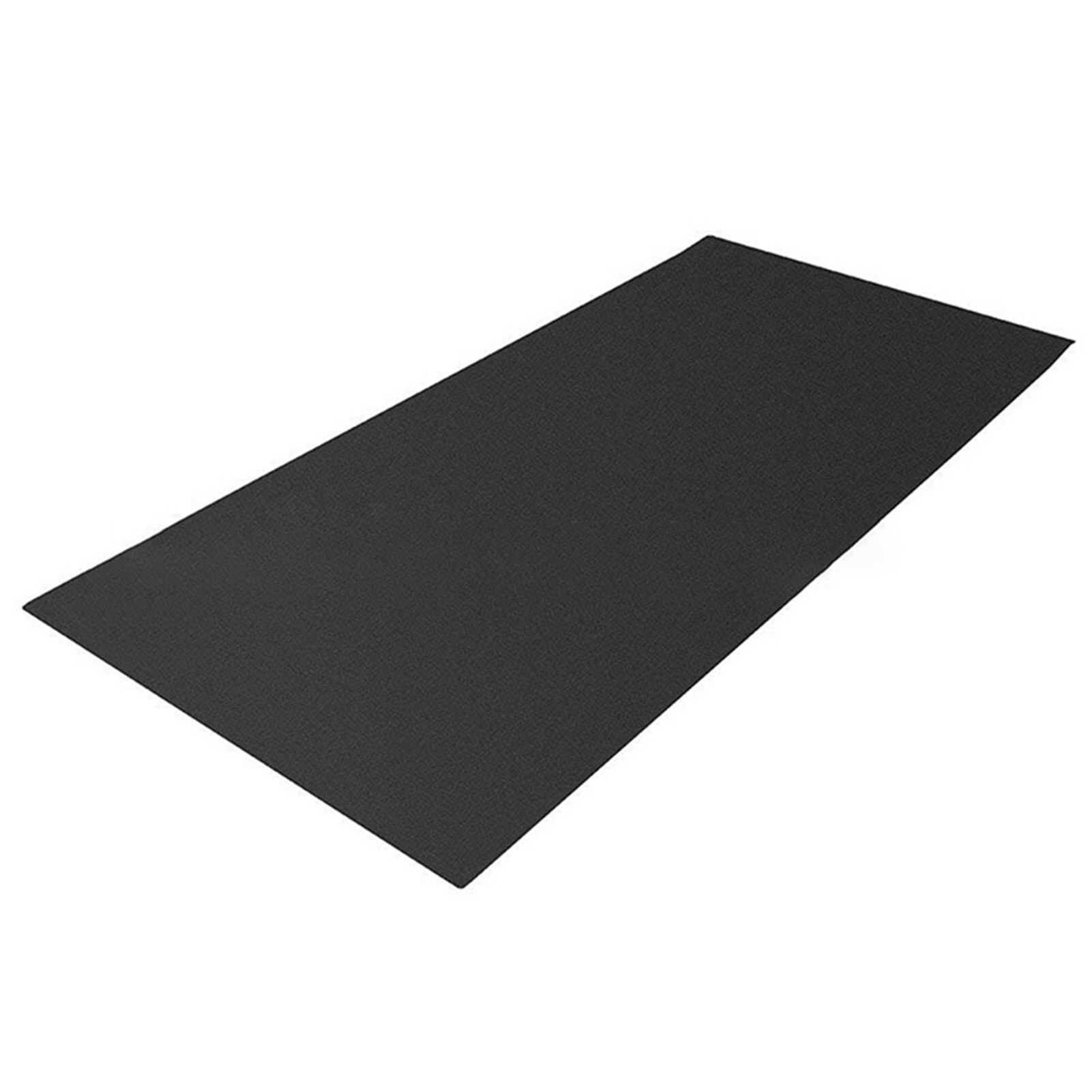 Nbr Oefening Mat Gym Fitness Apparatuur Voor Loopband Fiets Beschermen Vloer Yoga Mat Running Machine Schokbestendig Pad Zwart