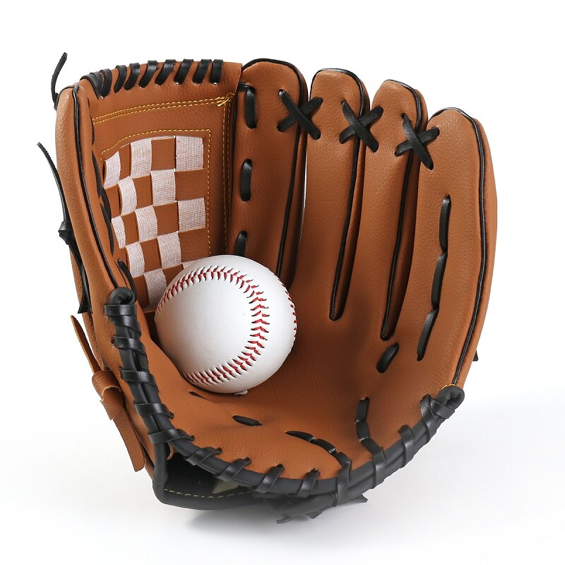 Pu materiale udendørs sports baseball handske softball træningsudstyr 10.5/11.5/12.5 tommer venstre hånd til voksne ungdomsbørn