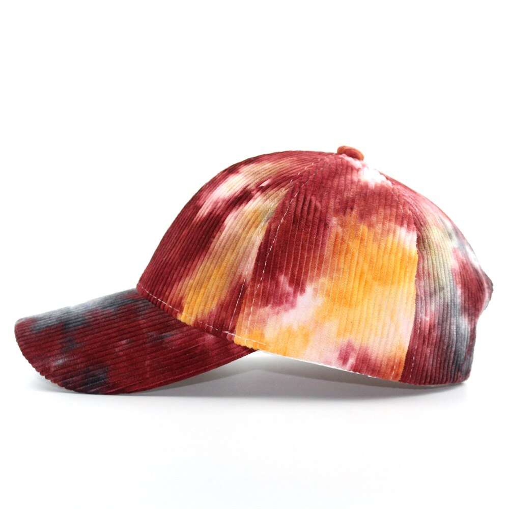Nuovo Inverno cravatta-tintura Velluto A Coste di colore ah Raggiunto Il Picco cappucci Coppia tutto'aperto Caldo Cappellini Da baseball casuale Selvaggio Trucker cranio cappucci