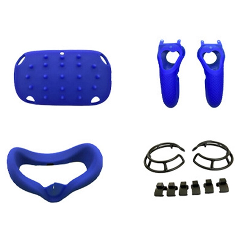 Gezicht Pad, Vr Siliconen Beschermende Frame Voor Quest Head Cover Controller Grip Skin: Default Title