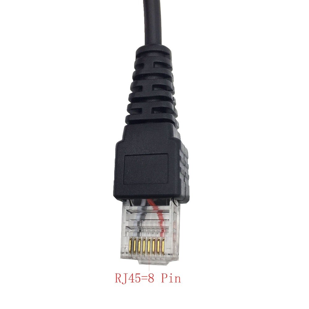 JEXJXO Programming Cable OPC-1122 for ICOME Radio for IC-F110 IC-F5023 8Pin USB Black