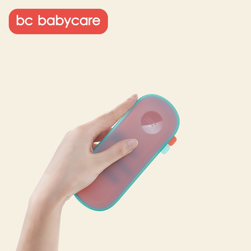 Bc babycare bærbar babyservice opbevaringsboks rejse babyer spædbørn småbørn ske gaffel opbevaringstaske pp opbevaringsbeholder