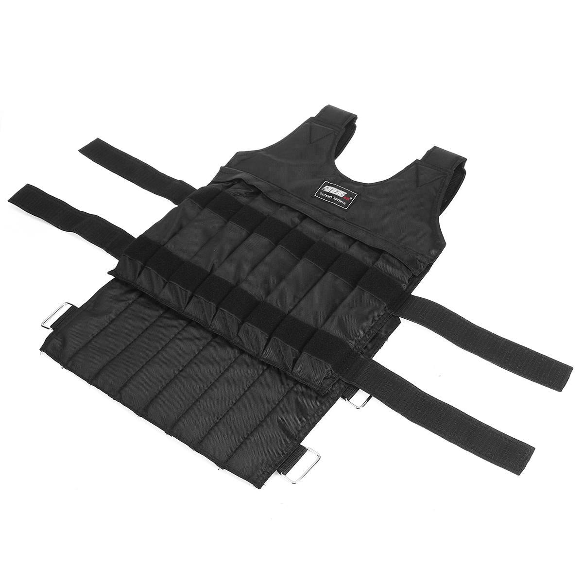 20kg/50kg exercício carga peso colete boxe correndo estilingue treino treino fitness colete ajustável