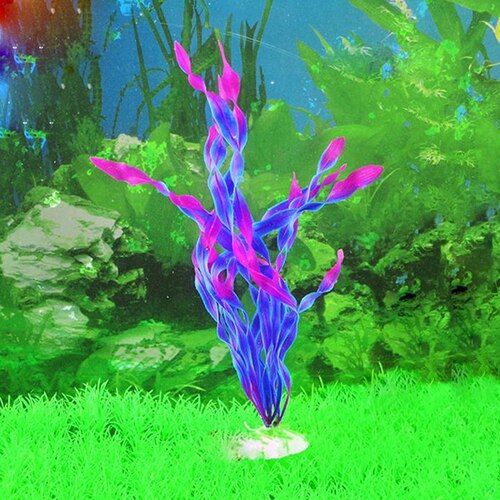 Aquariumplanten watergras ornamentplant aquarium plastic decoratie