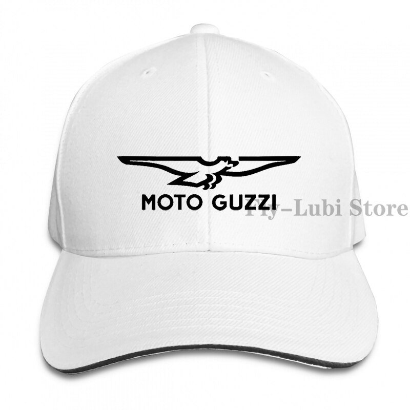 Moto Guzzi Rechts Baseball cap men women Trucker Hats adjustable cap: 1-White