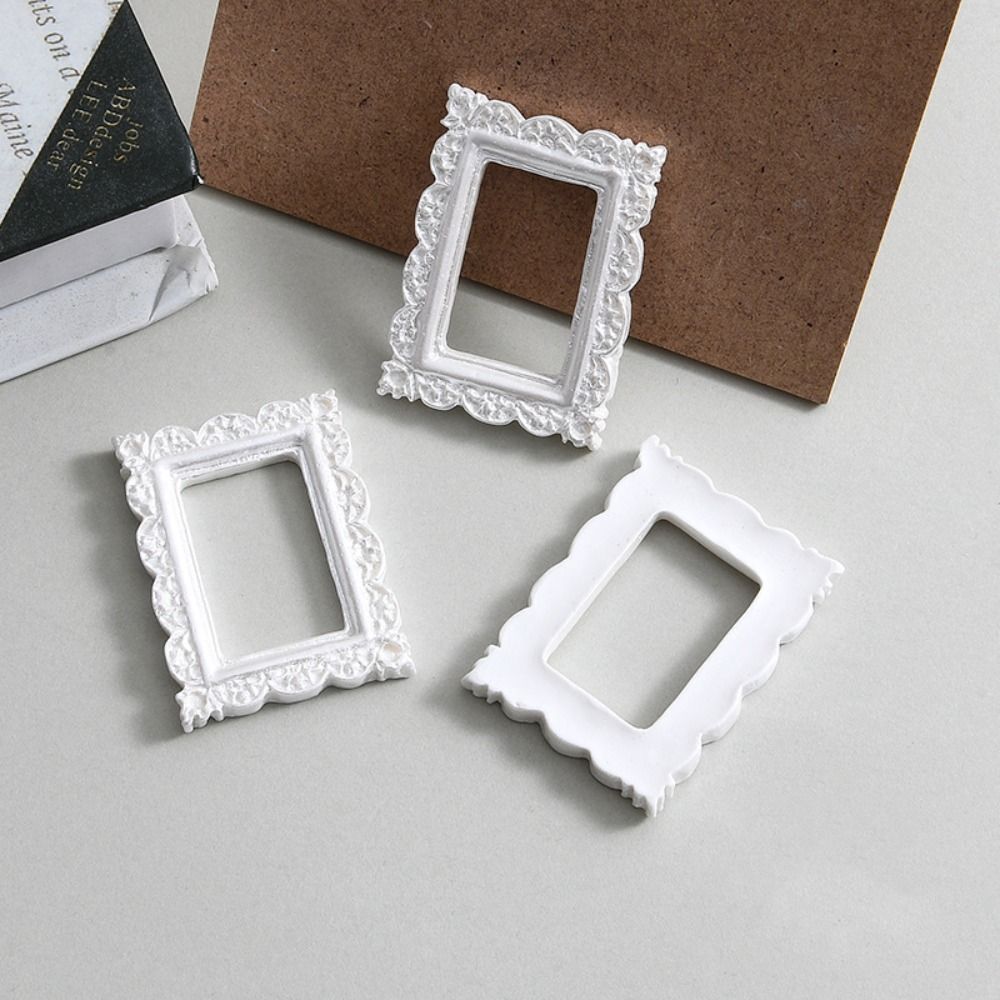 Nice-looking Mini Picture Frame Resin Fine Workmanship Small Size Miniature Photo Frames for