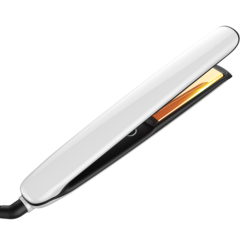 Lisseur de cheveux en céramique 2 en 1, pince plate de , fer à friser et outil de coiffure: Rouge