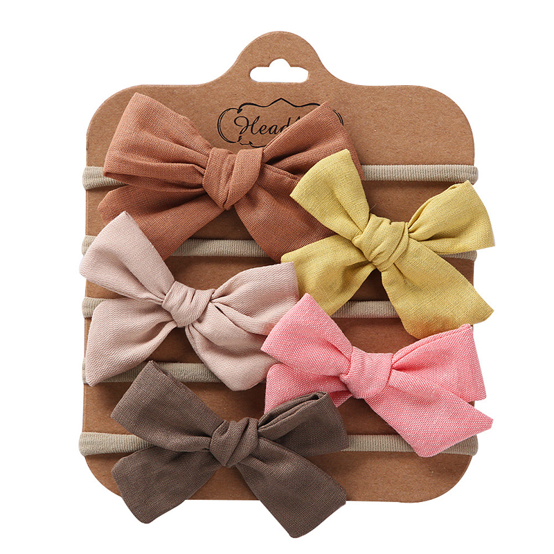 Pinzas para el pelo de bebé, accesorios de para niños, horquillas de lunares, ganchos florales, 5 unids/set por Set: 1