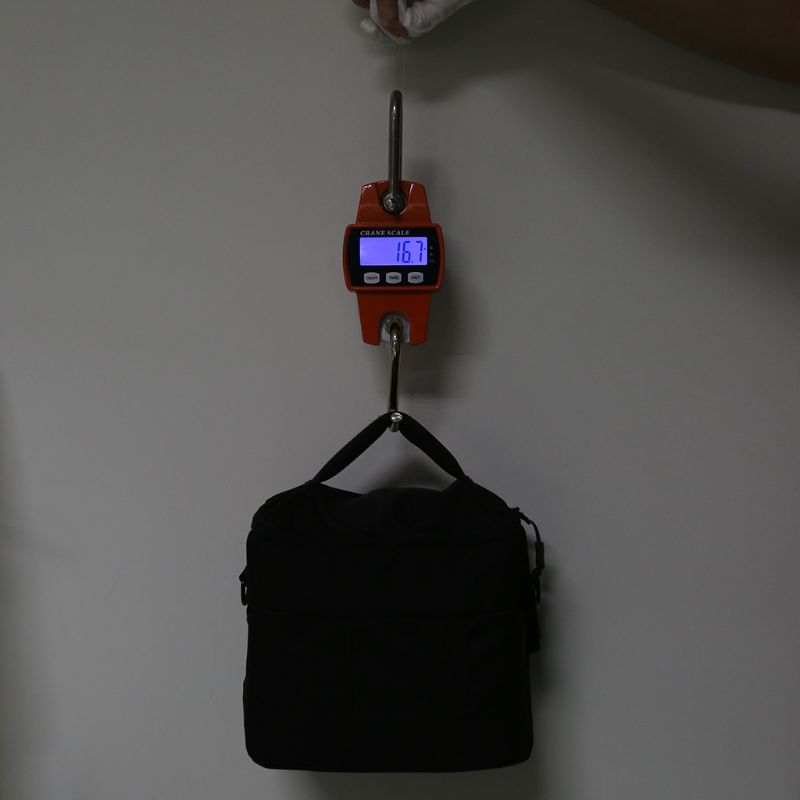 Electric Hook Scale Hanging Digital Balance Scale With Dismountable S-Hook Pounds Kg Unit For Weighing Luggages Vertically Heavy