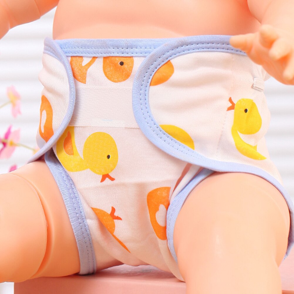 Cartoon Baby Children's Diaper Pants, Pure Cotton Soft And Comfortable, Baby Training Diapers, Adjustable Size