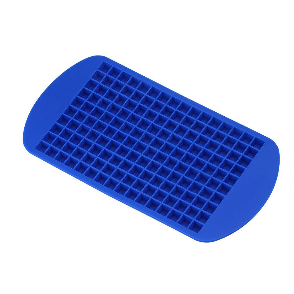 Silicone 160 Small Ice Maker Tiny Ice Cube Trays Chocolate Jelly Mold Mould For Kitchen Bar Drinks Tool: Blue
