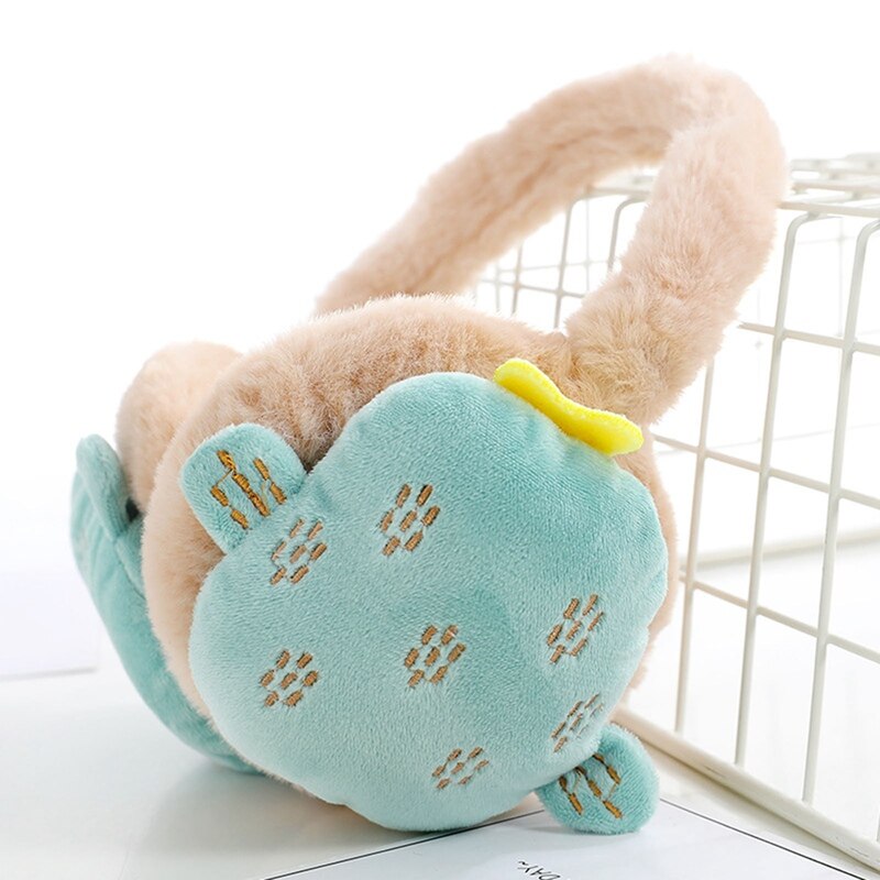 Earmuffs Ladies Cofortable Cute Fruit Earmuff Kawaii Fashionable Wool-like Warm Autumn Winter Earmuffs For Kids: KK