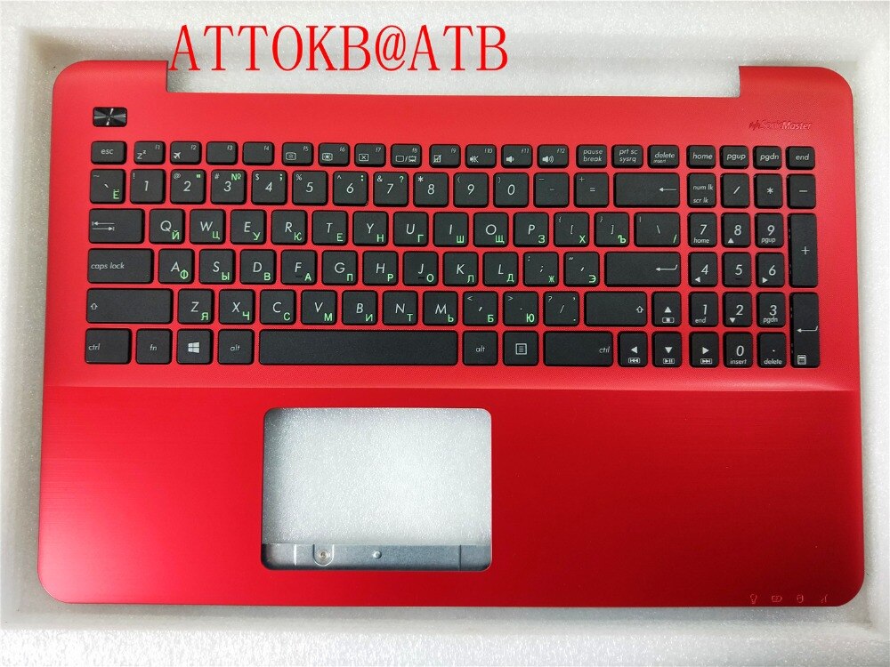 teclado de ordenador portátil ruso para Asus X555 X555L A555L F555L R556L VM510L W519L Y583L R556 W509 cubierta de reposamanos de teclado con C
