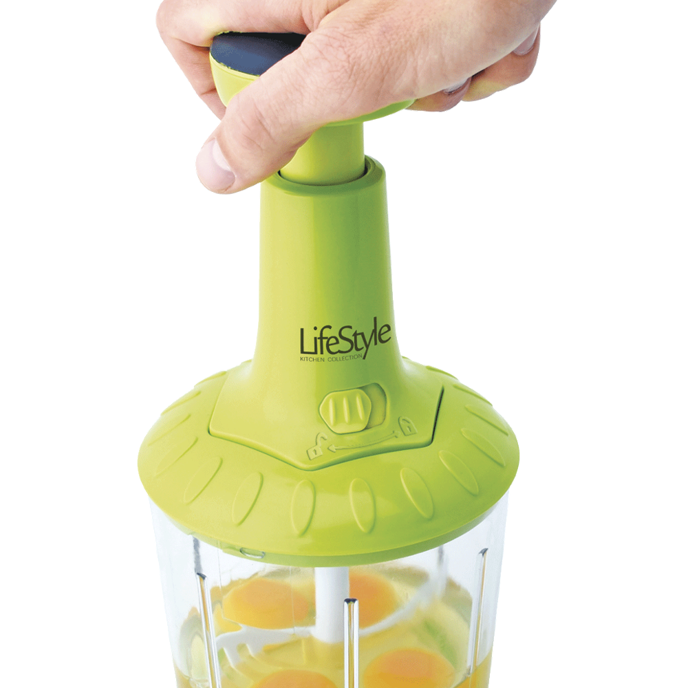 Lifestyle-Picadora-mezcladora por presion,batidora Manual multifunción para vegetales,frutas,patata,molinillo de alimentos
