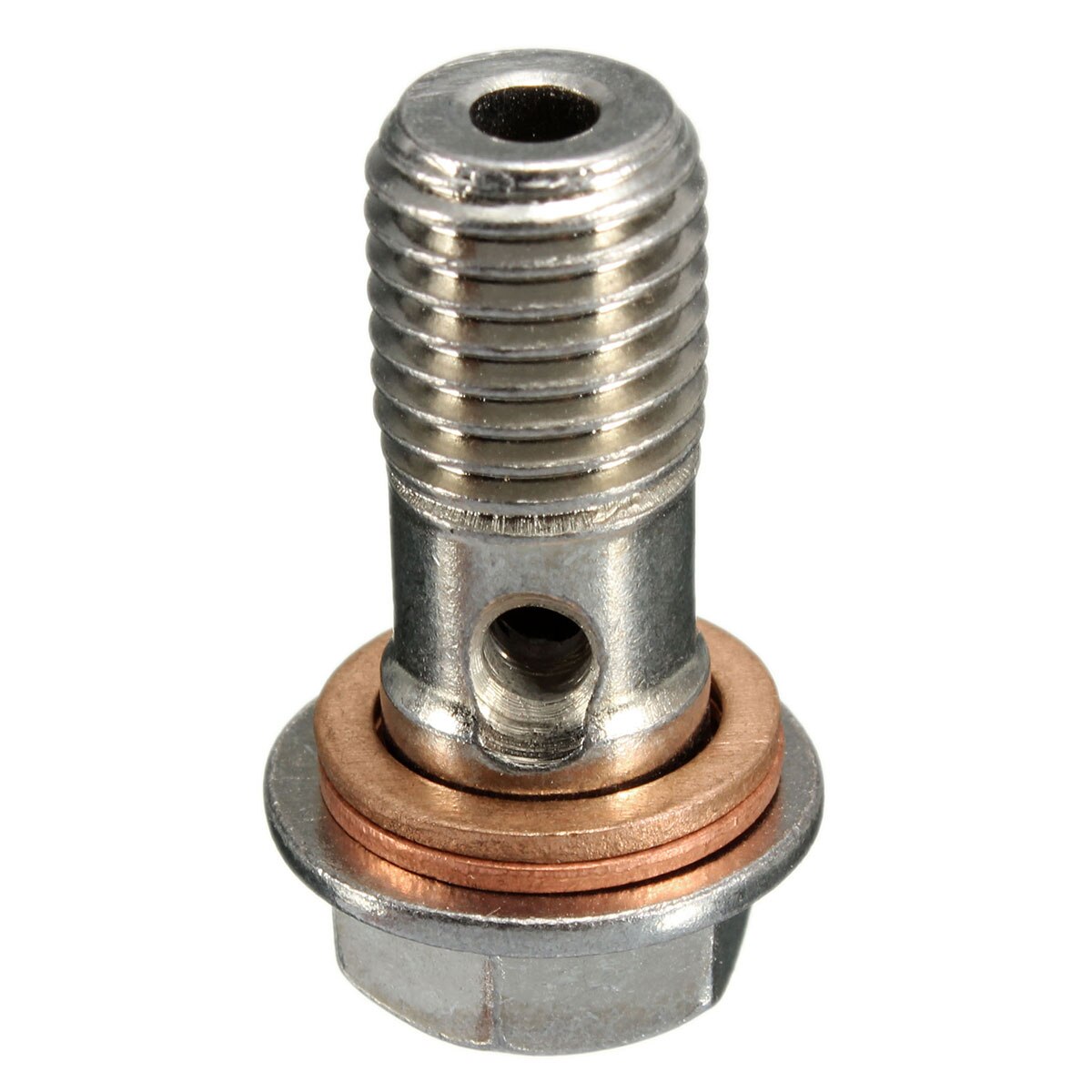 Stainless Steel M10 x 1.25mm Banjo Bolt Motorcycle Braking For Honda/Kawasaki/Suzuki/Yamaha