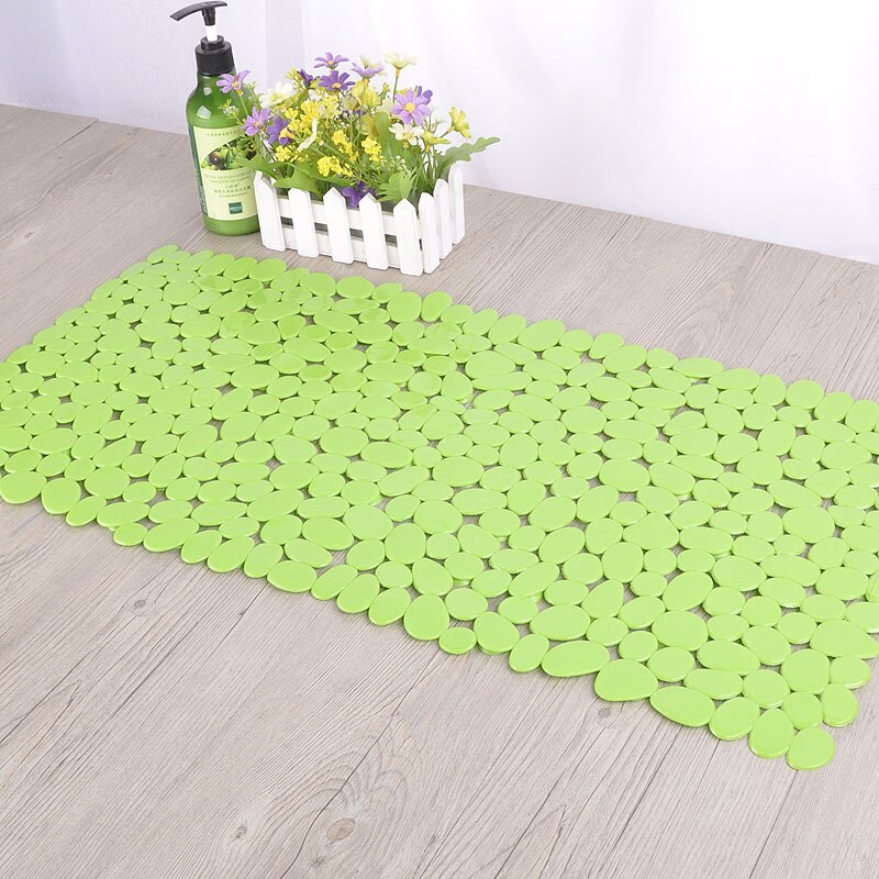 Safebet Steen Badmat Anti Slip Bad Matten Zuignap Douche Kussen Lange Keuken Voet Pad Pvc Antislip Badkamer Accessoires: green