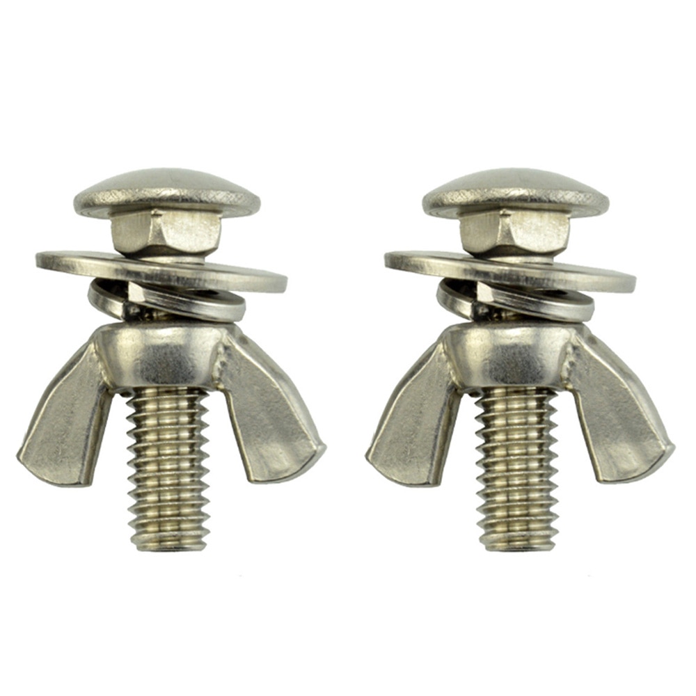 Stainless Steel Tech Diving Butterfly Screw Bolts Wing Nuts Tech Diving Backplate Screws