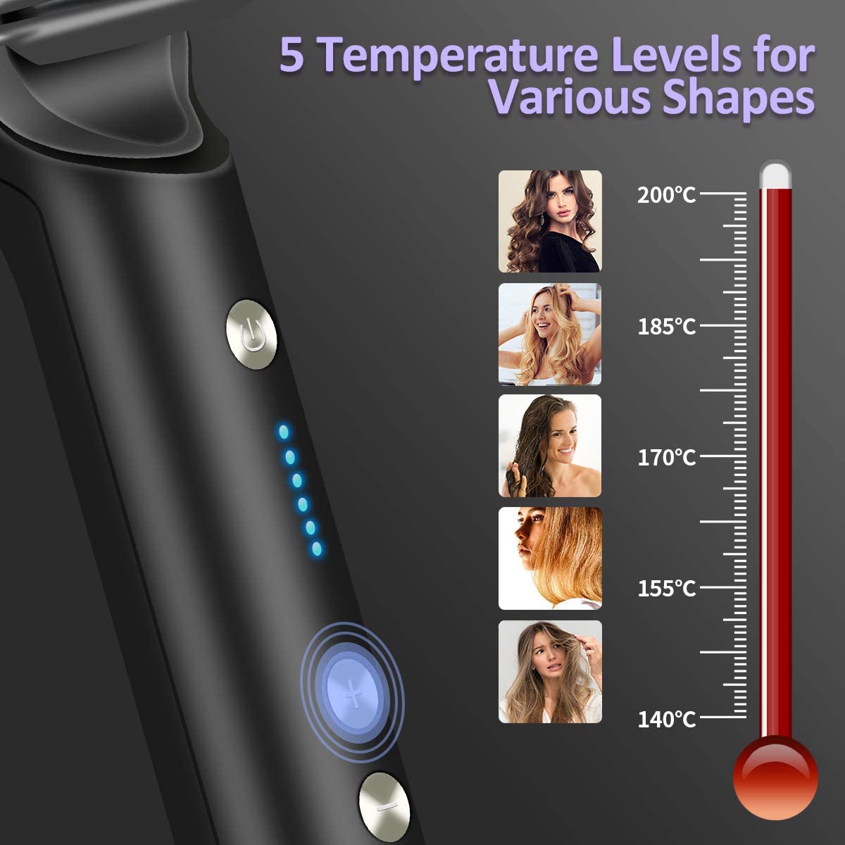 Multifunctional Hair Straightener Brush 2 In 1 Heating Hair Comb Brush Anti-Scald Iron Straightening Brush Styler Tools