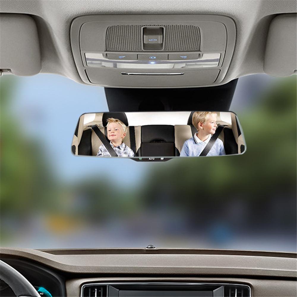 Bil bakspejl hd antirefleks blåt spejl bil styling baby monitor spejl bil vidvinkel bakning parkering bakspejl