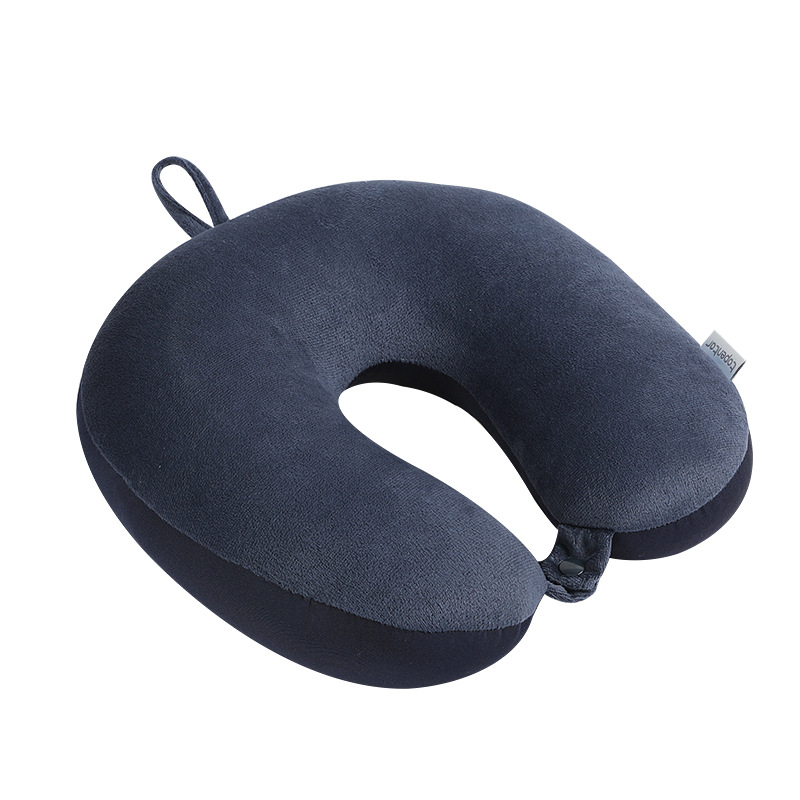 Car Neck Pillow 1PC Soft Travel Pillow with Foam Particles for Comfort on Airplanes Cars and Home Office Use Stuffed Toy: black