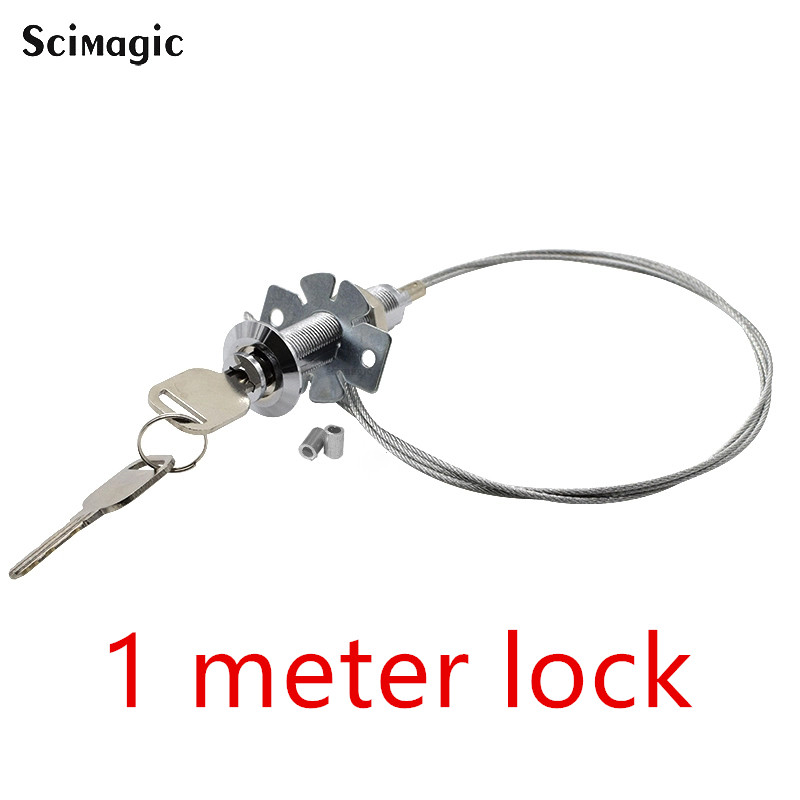 Rolling shutter garage door Emergency lock release key with two keys Remote control electric garage Universal copper lock core: 1 meter lock