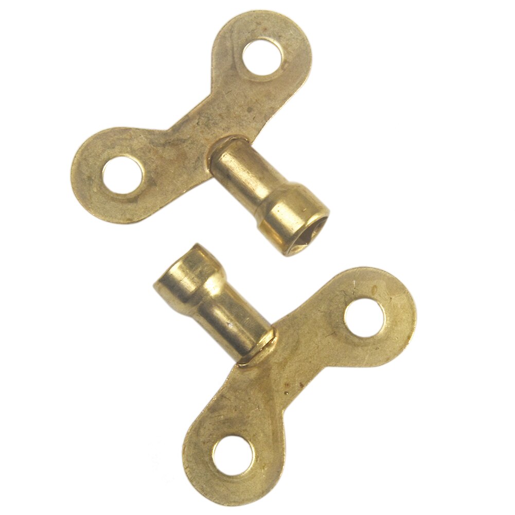 2pcs Faucet Keys Hole Special Lock Brass Radiator Bleed Water Tap Square 6mm Socket Key Faucet Plumbing For Radiator Usage