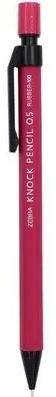 Zebra RUBBER-100 KNOCK PENCIL MP-100 Mechanical Pencil 0.5 mm Japan: Red