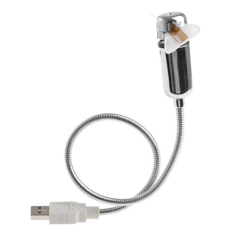 Diy fleksibel svanehals programmerbar ventilator usb ledet mini rgb programmerbar blæser