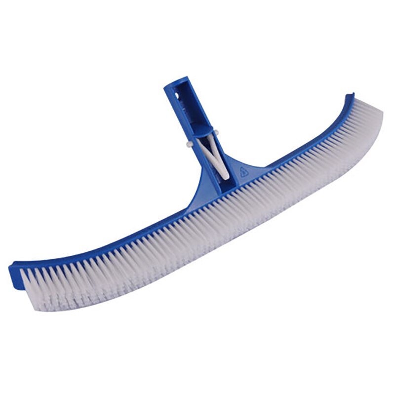 Durable Swimming Pool Brush Pool Floor Wall Cleaning Tool Pool Broom Algae Remover Scrubber Cleaning Brush Head Cleaner Tool: 18inch Plastic
