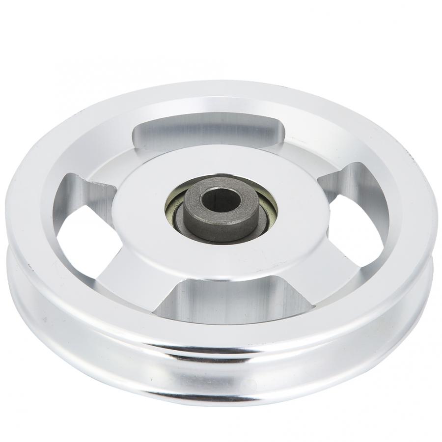 Universal 90mm/115mm- diameter aluminiumslegering slidtæt leje remskive hjulkabel gymnastikudstyr tilbehørsdele