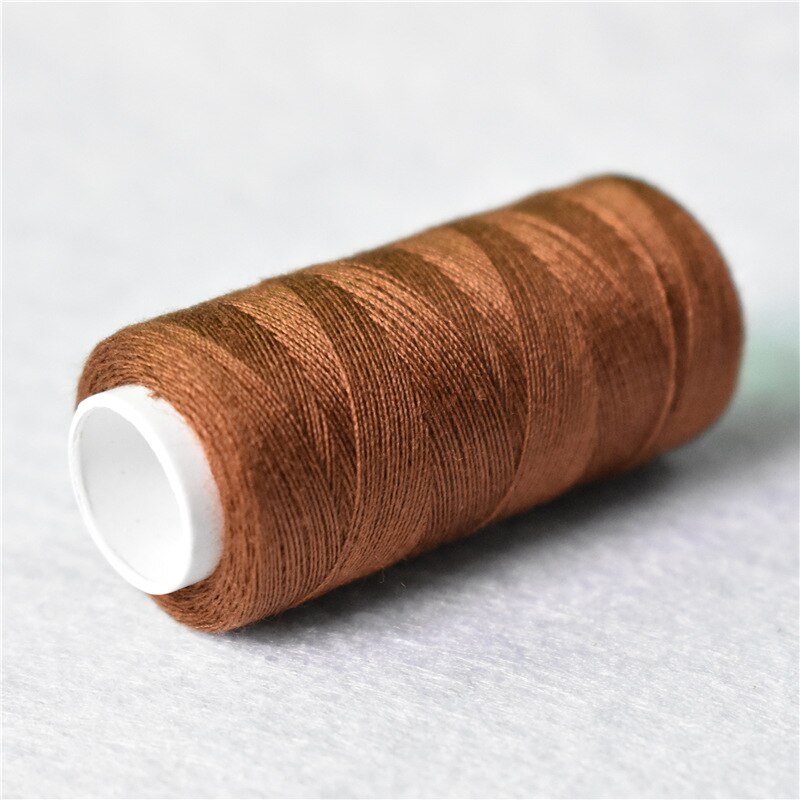 1pc 200yards Sewing Thread Polyester Thread Set Strong And Durable Sewing Threads For Hand Machines Home Sewing Tools Supplies: 1pc Coffee Q