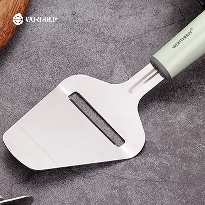 Multifunctional Cheese Slicer Cake Pizza Shovel Stainless Steel Cheese Cutter Grater Kitchen Accessories Cheese Tools