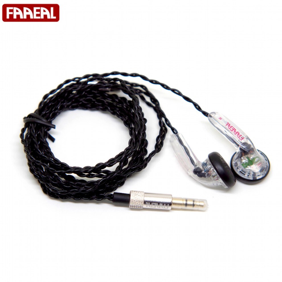 FAAEAL Snow-lotus 1.0 HiFi Earphone 64 Ohm DIY Earbuds Nice Female Vocal Music Earphones DJ Earphones DIY MX500 For Smartphones: Snow lotus 1.0 White