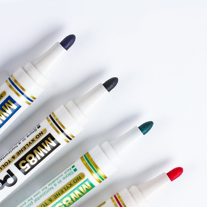 4Pcs Pentel MW85 Waterbasis Whiteboard Pen, Te Schrijven En Eenvoudig Te Wissen Tekentafel Schoolbord Grote Capaciteit Leraar