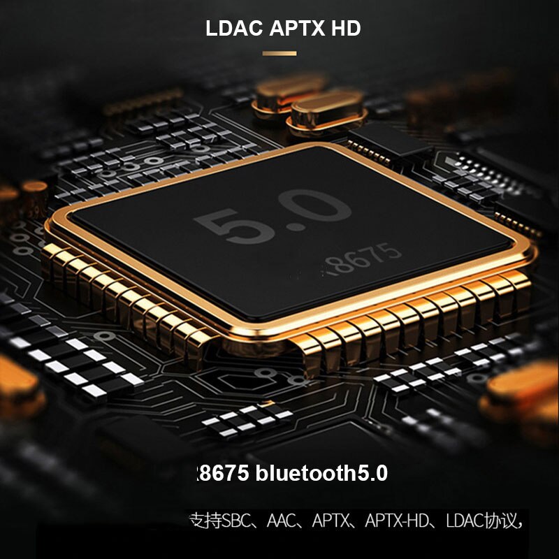 Lusya PCM5102A ES9018 Dac Decoderen CSR8675 Bluetooth 5.0 Draadloze Ontvanger Aptx Hd/Ldac 3.5Mm Rca Uitgang 24bit Met antenne