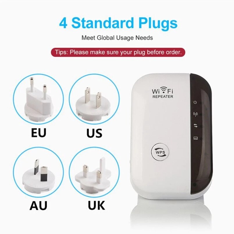 Wireless Wifi Repeater Wifi Range Extender Router Wi-Fi Signal Amplifier 300Mbps WiFi Booster 2.4G Wi Fi Ultraboost Access Point