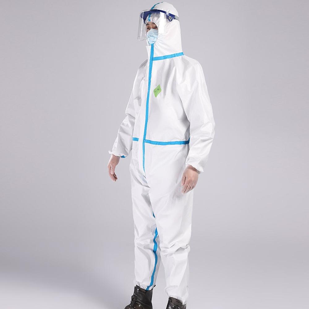 Traje de aislamiento reutilizable antibacteriano para evitar la invasión de la ropa de protección del personal a prueba de polvo