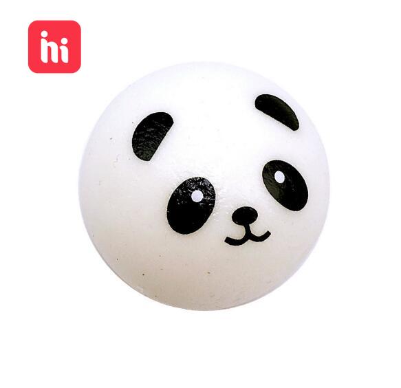 7 Cm Squishy Panda Bun Stress Reliever Bal Langzaam Stijgende Decompressie Speelgoed Pu Sleutelhangers Sleutelhanger Kinderen Speelgoed