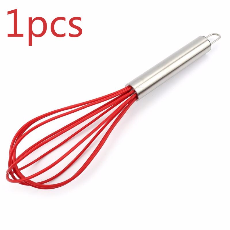 1pcs Drink Whisk Mixer Egg Beater Silicone Egg Beaters Kitchen Tools Hand Egg Mixer Cooking Foamer Wisk Cook Blender: 1pc  B