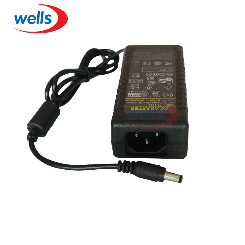 12V 5A Led Adapter Dc Voeding Voor 5050 3528 Led Strip