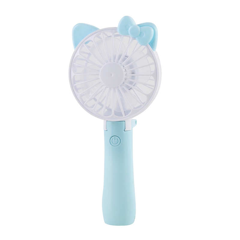 5V1.2W Mini Foldable Electric Fan USB Charging Portable Hand-held Fan for Office Room Outdoor Travel: Blue