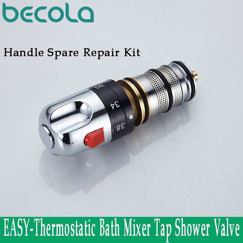 BECOLA EINFACH-Thermostat Schlecht Mischbatterie Dusche Ventil Griff Ersatz Reparatur Bausatz Patrone Konstante Temperatur Kontrolle Durcheinander